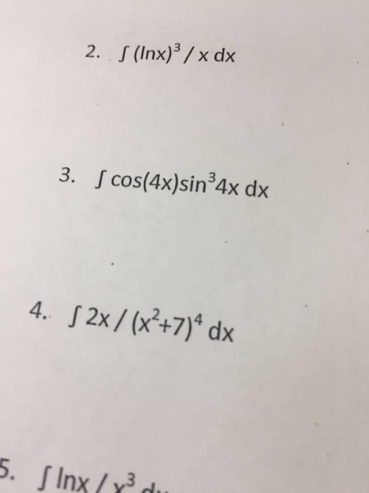 integral x 3 cos x 4 2 dx