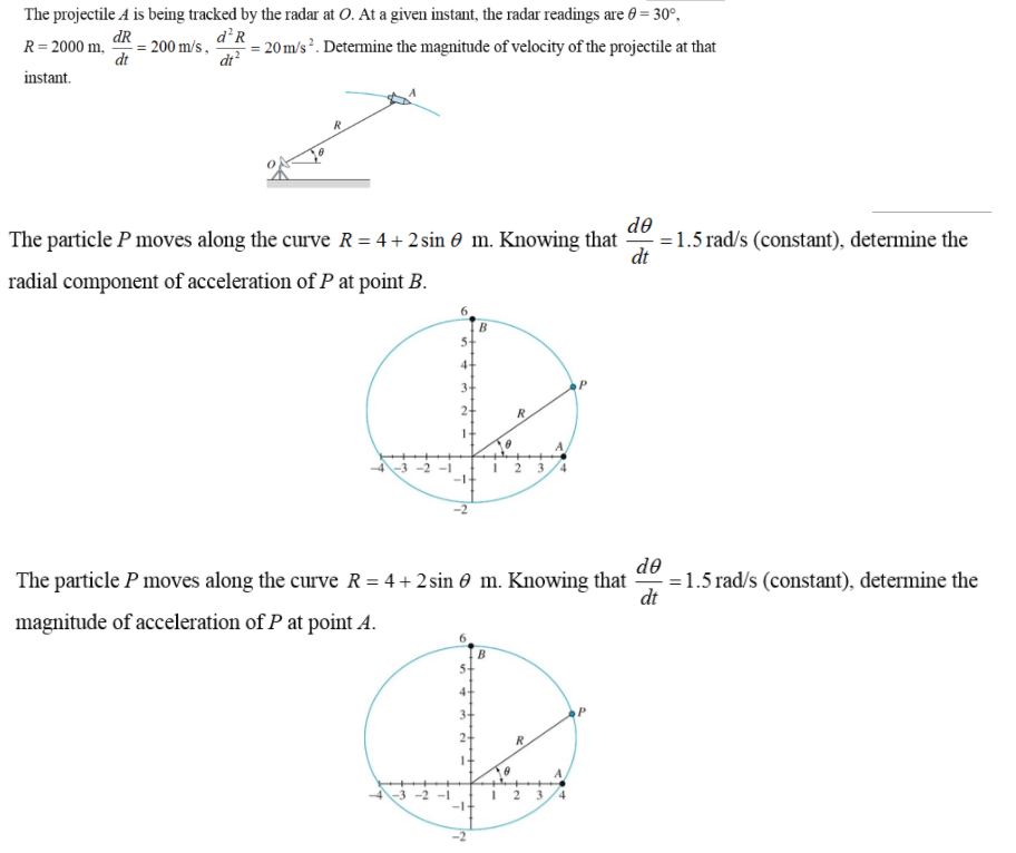 Solved I Need Help In My Engineering Mechanics: Dynamics (I | Chegg.com