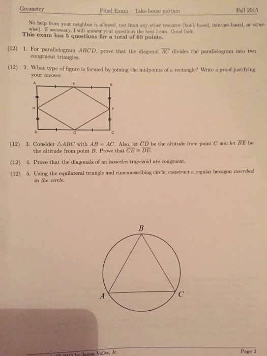 Solved For Parallelogram Abcd Prove That The Diagonal Ac 0298