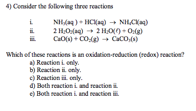 Solved 4) Consider the following three reactions NH,(aq) + | Chegg.com