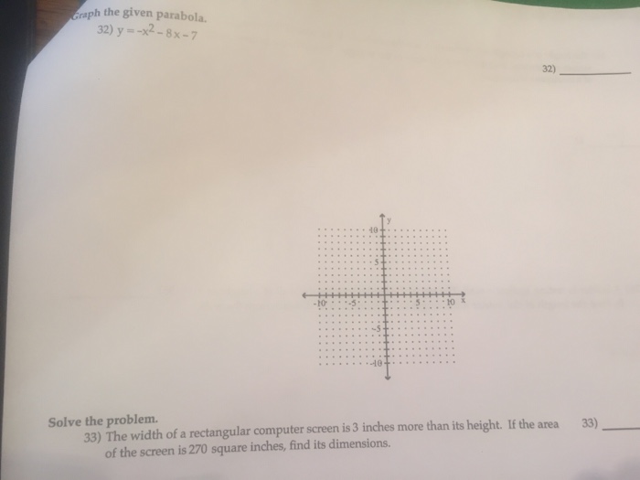 solved-graph-the-given-parabola-y-x-2-8x-7-the-chegg