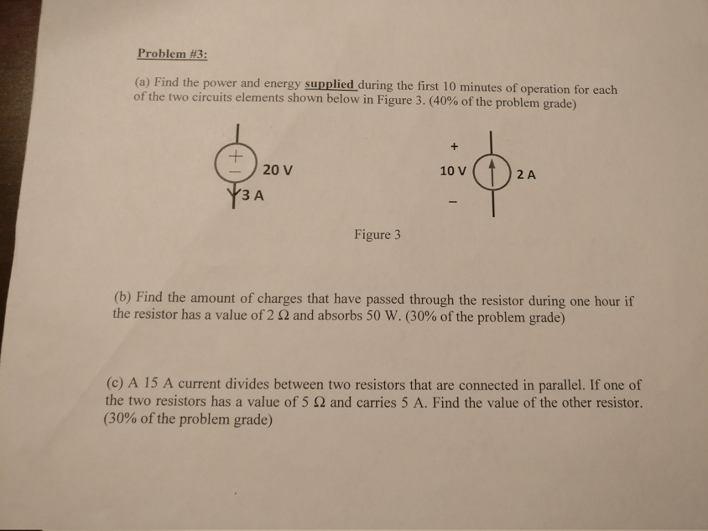 Solved Find The Power And Energy Supplied During The First | Chegg.com