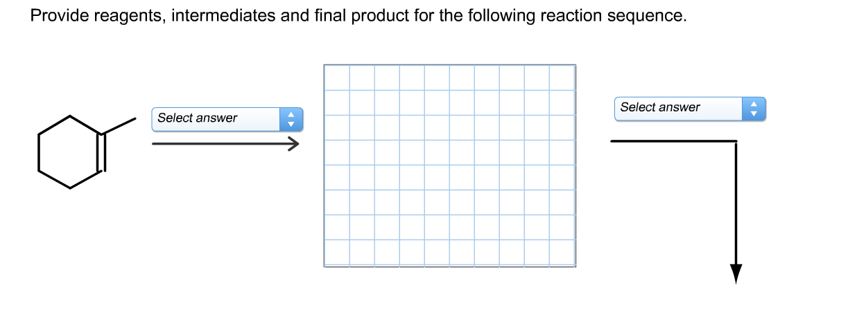 Solved Provide reagents, intermediates and final product for | Chegg.com