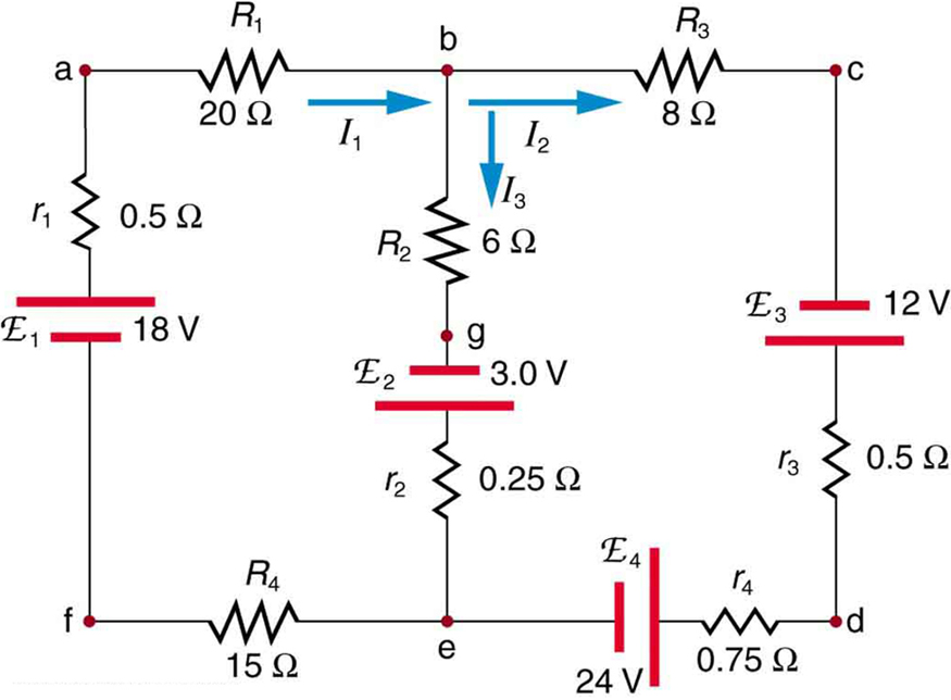 Solved Find the currents I1, I2, I3 for the following | Chegg.com