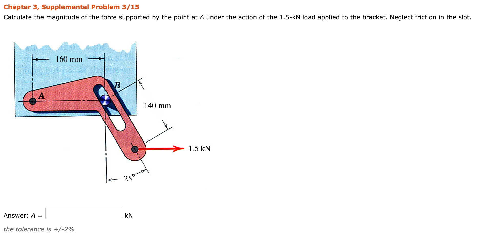 Solved Calculate The Magnitude Of The Force Supported By The | Chegg.com