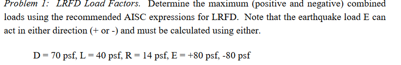 Solved LRFD Load Factors. Determine The Maximum (positive | Chegg.com