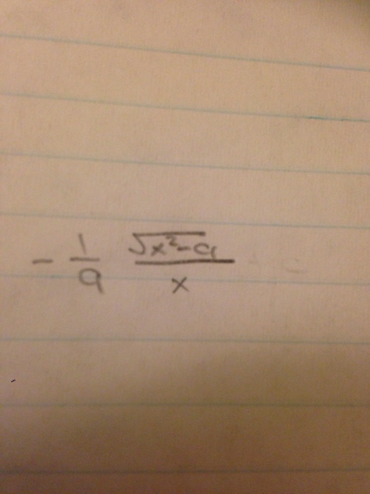 solved-1-9-square-root-x-2-9-x-chegg