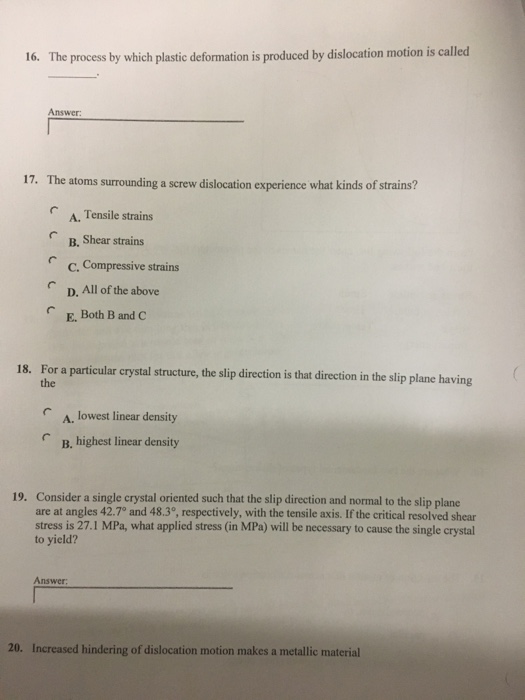 Solved a brittle material typically exhibits substantial