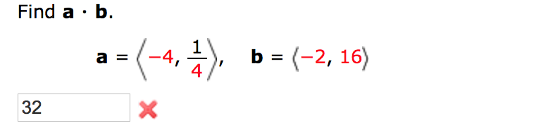 Solved Find A B. A = ?-4, B-(-2, 16) , 32 | Chegg.com