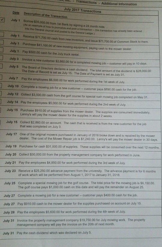 Solved nCTransactions Additional Information July 2017