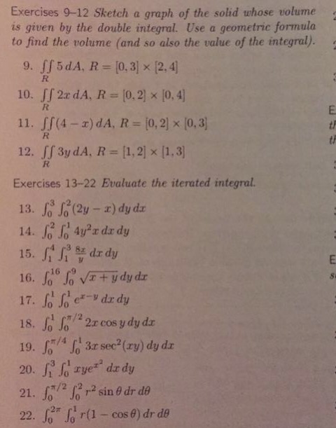Solved Exercises 9-12 sketch a graph of the solid whose | Chegg.com