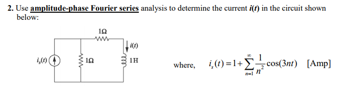 Solved: How Do I Find The DC Component. Fully Work Out How... | Chegg.com