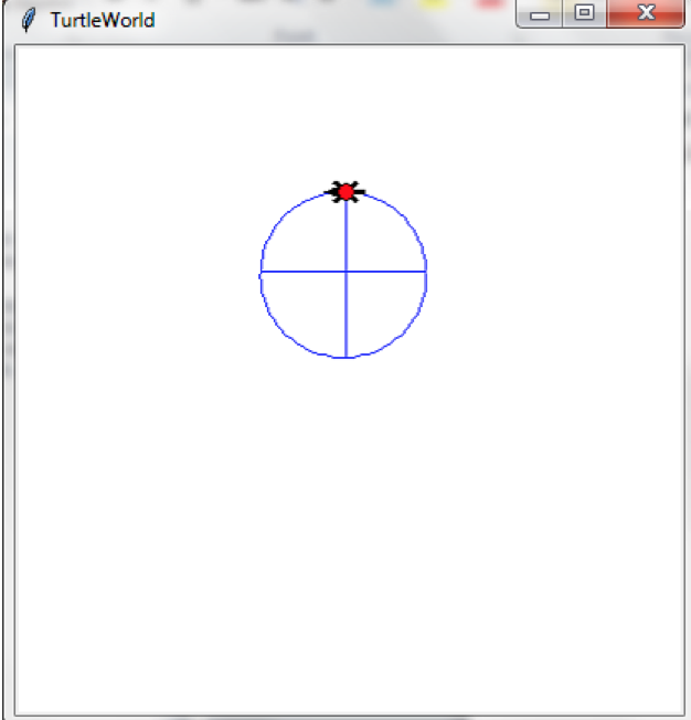 Solved Write a program (Python) using TurtleWorld that draws | Chegg.com