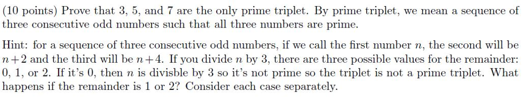 solved-prove-that-3-5-and-7-are-the-only-prime-triplet-by-chegg