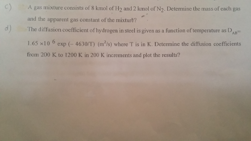 Solved overall heat transfer coefficient of the heat | Chegg.com