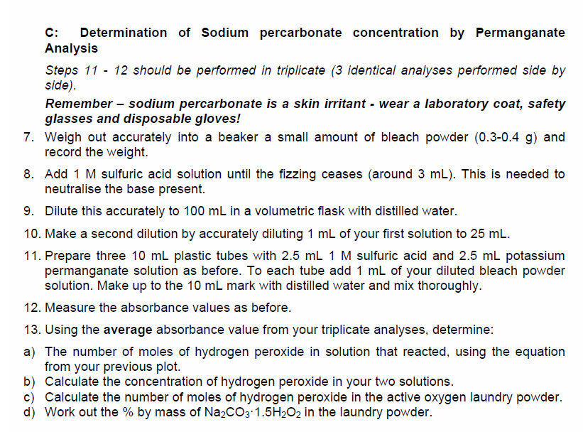 review of lessons in chemistry