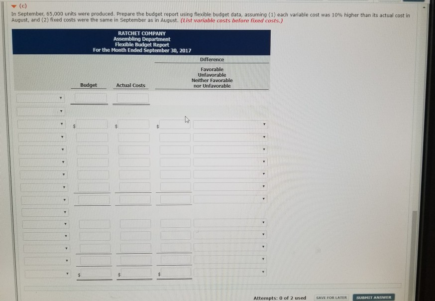 Solved Weygandt, Managerial Accounting, 7e CAL Problem 10&hellip;
