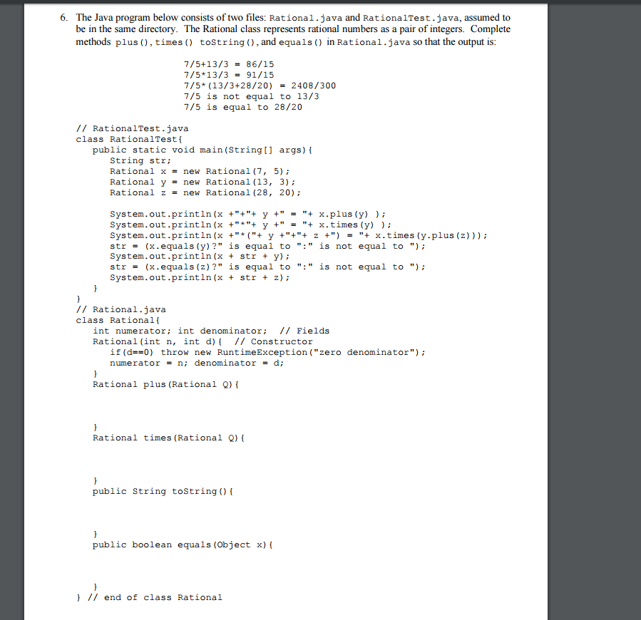 java final review, step by step explaination please | Chegg.com