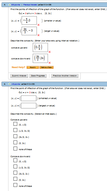 Solved Find The Points Of Inflection Of The Graph Of The Chegg Solved Find The Points Of Inflection Of The Graph Of The Chegg