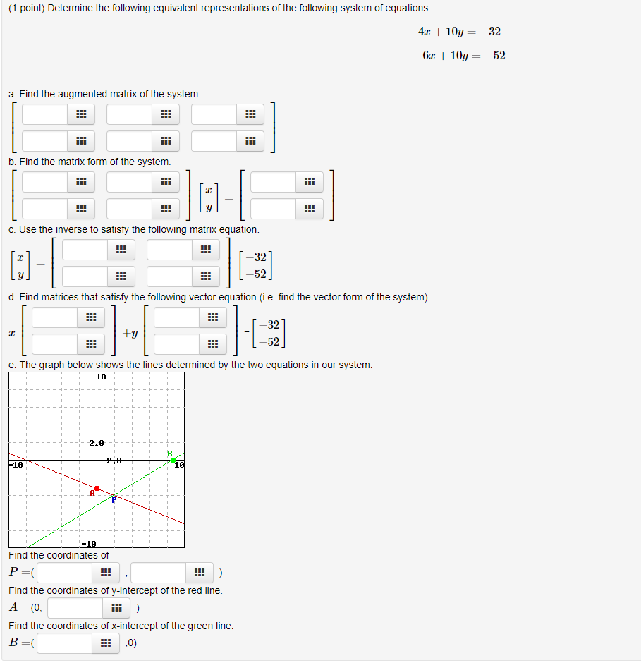 Solved Determine The Following Equivalent Representations Of | Chegg.com