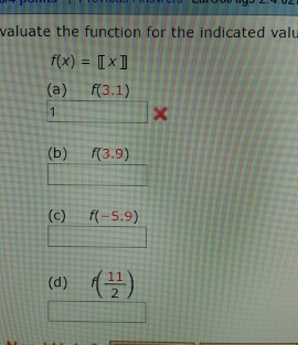 Solved 1.consider The Following F (1)=4, F (0)=5 A) Write | Chegg.com