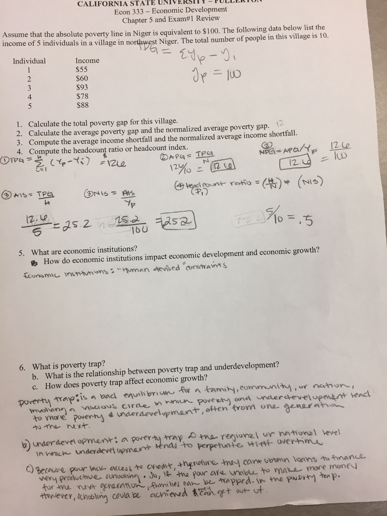 Solved California State University Econ 333 Economic 