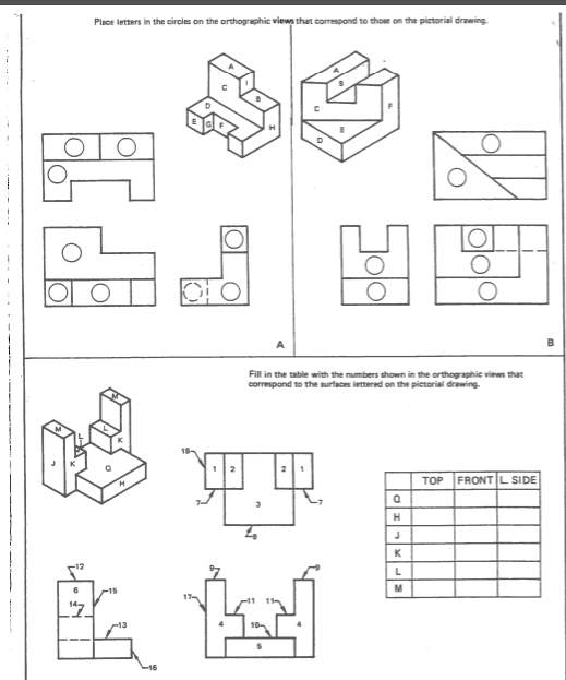 Solved Problems 1-4 Place The Correct Letters In The Circles 