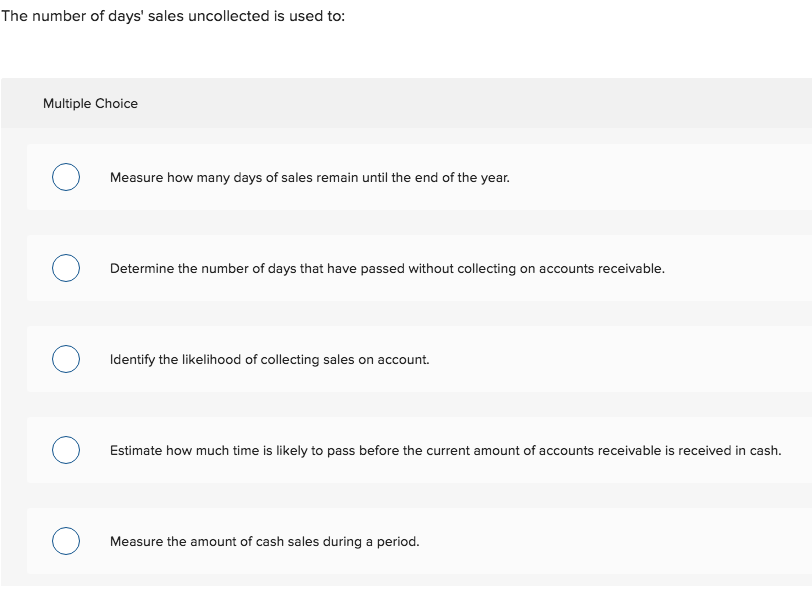 solved-the-number-of-days-sales-uncollected-is-used-to-chegg