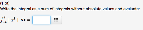 Solved Write the integral as a sum of integrals without | Chegg.com