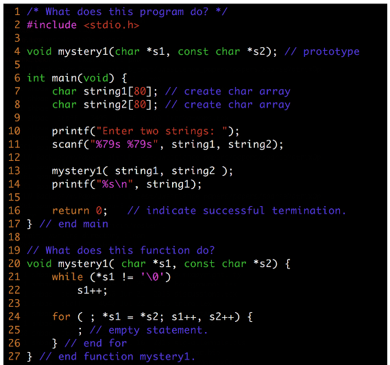 Solved /* What does this program do? */#include void | Chegg.com