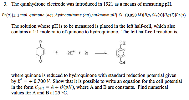 Quinhydrone Electrode