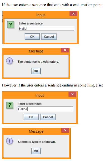 Example Sentence Using Dialog