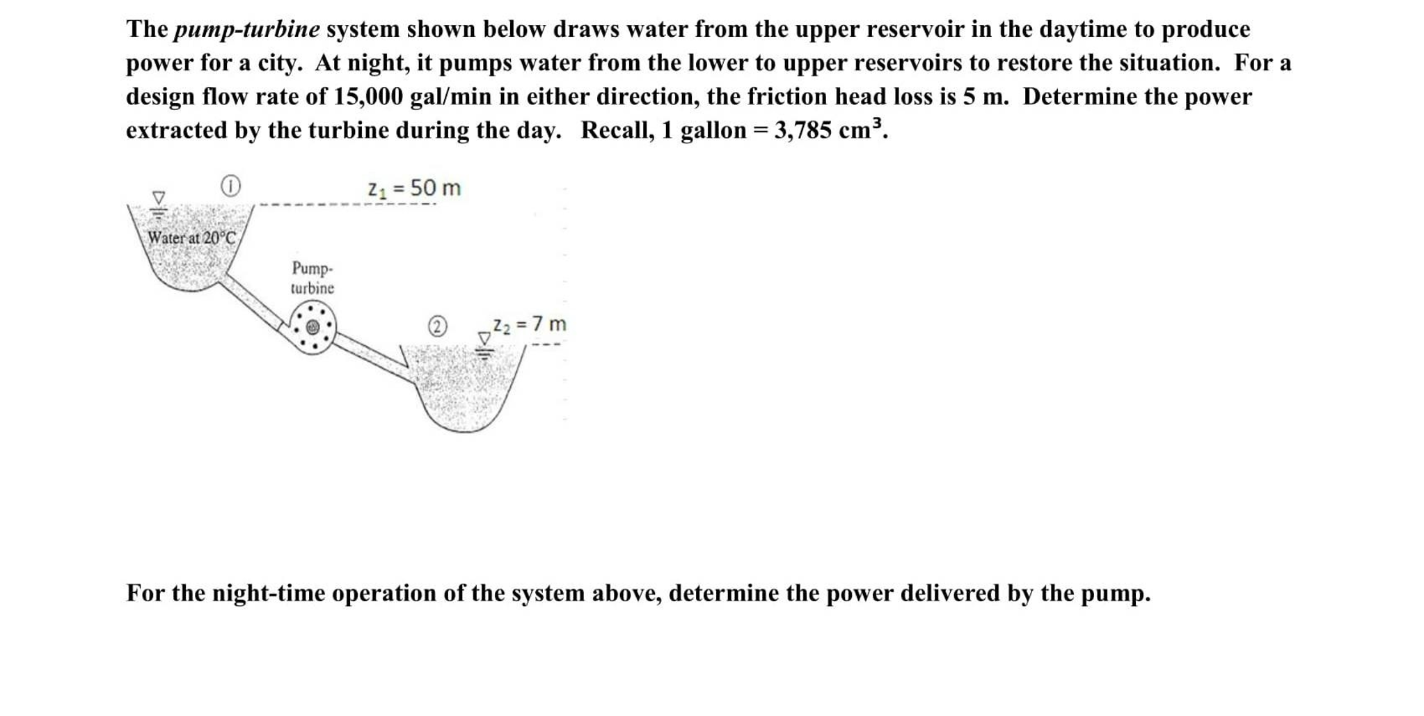 solved-the-pump-turbine-system-shown-below-draws-water-from-chegg