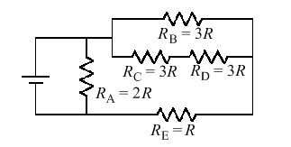 Solved The figure below shows a circuit consisting of five | Chegg.com