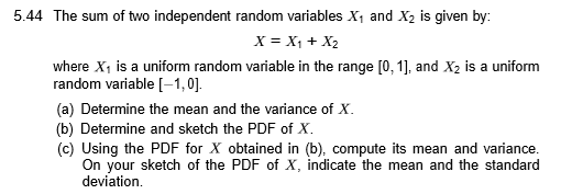 what is the sum of independent uniform random variables