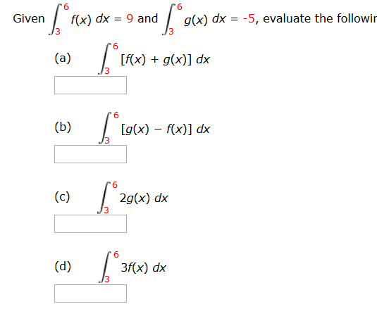 solved-given-f-x-dx-9-and-g-x-dx-5-evaluate-the-followin-chegg