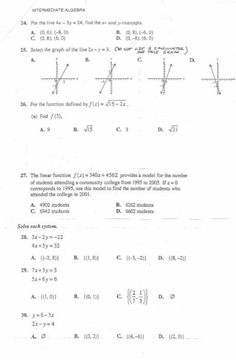 Solved 15. 15-13y+15 B. -5,一 16. 47 339 9 (9 33 (9 2)2 A. | Chegg.com