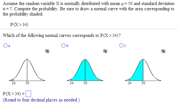 Solved Assume The Random Variable X Is Normally Distributed 7496