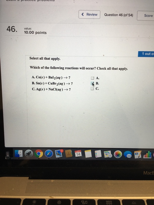 Solved Select all that apply. Which of the following | Chegg.com