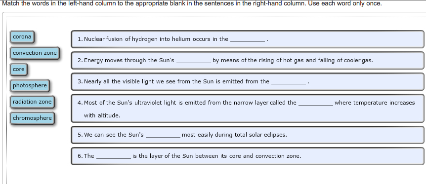 Match the columns to form sentences