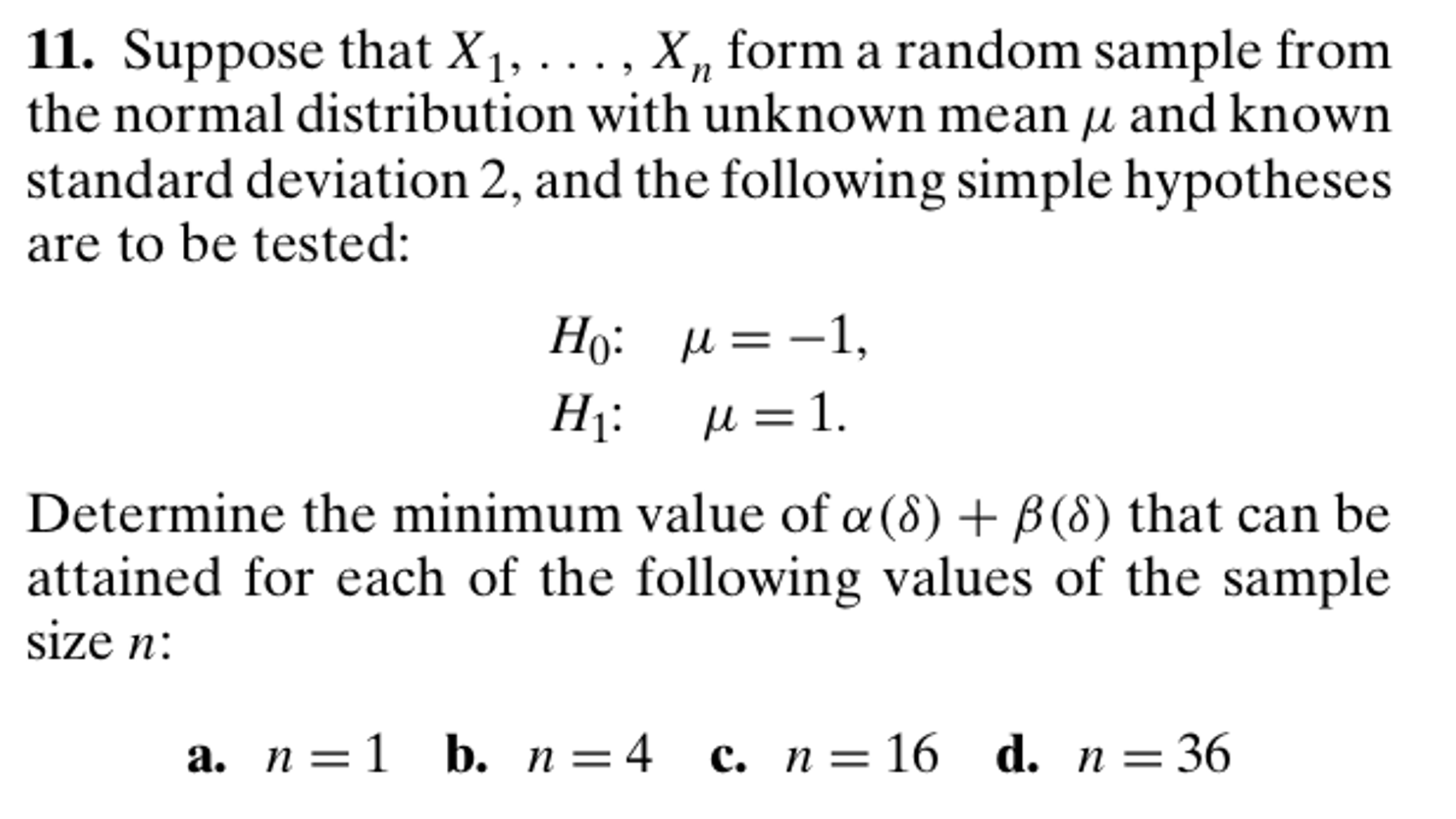 Solved Q 1. DeGroot & Schervish 9.2.11 | Chegg.com