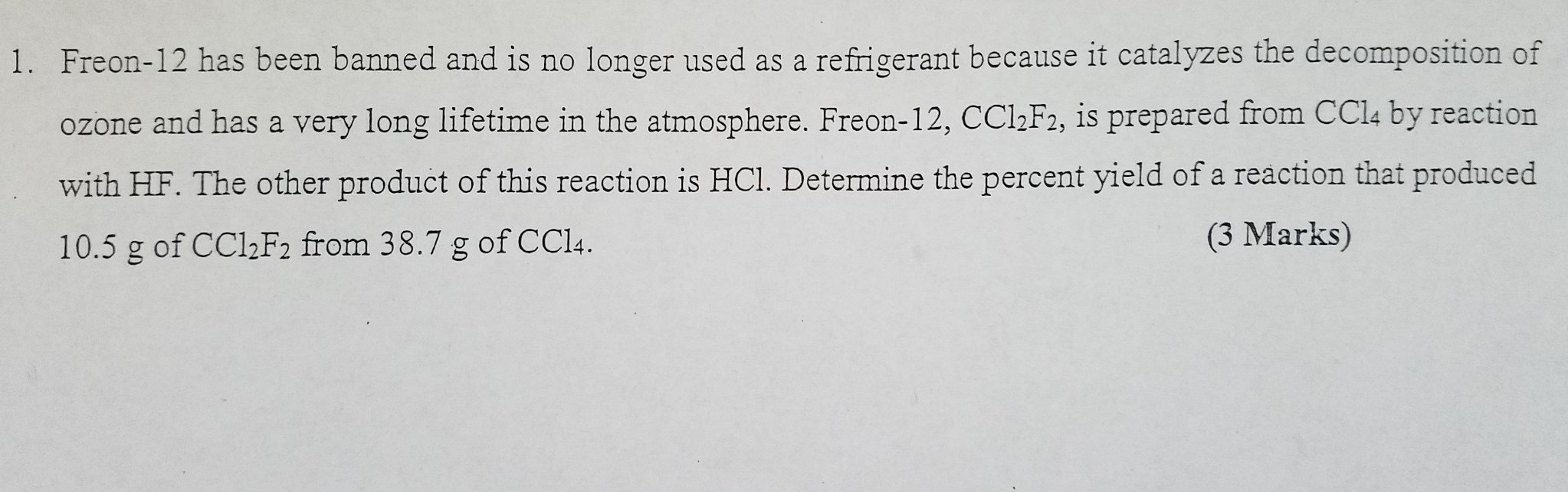 Solved Freon12 has been banned and is no longer used as a