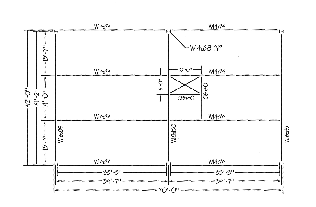 Solved What is the weight of the beams in tons (8 ea)? What | Chegg.com