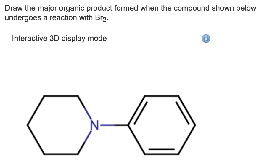 Solved Draw The Major Organic Product Formed When The | Chegg.com