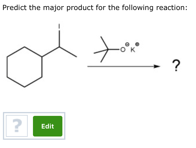 Predict The Major Product For The Reaction. Solved Predict the major product for the following reaction: | Chegg.com