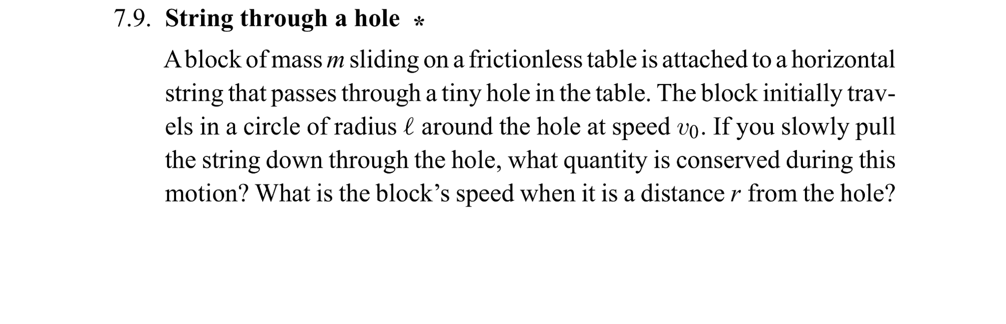 solved-a-block-of-mass-m-sliding-on-a-frictionless-table-is-chegg