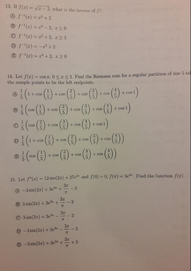 find the inverse of f x )= 2 square root x 3