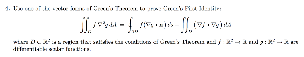 Solved Use one of the vector forms of Green’s Theorem to | Chegg.com