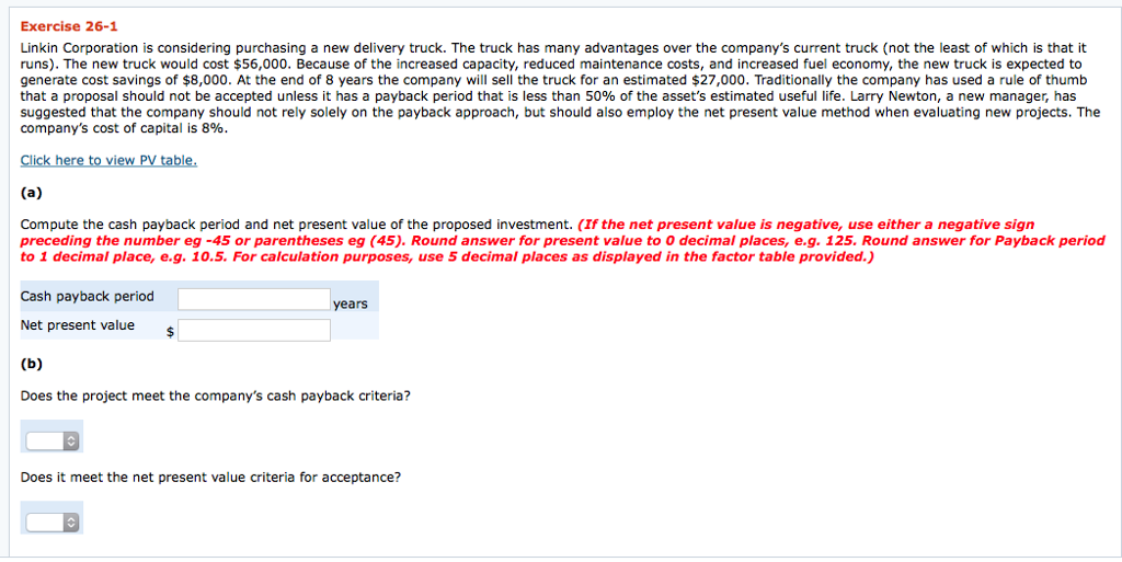 Solved Linkin Corporation is considering purchasing a new