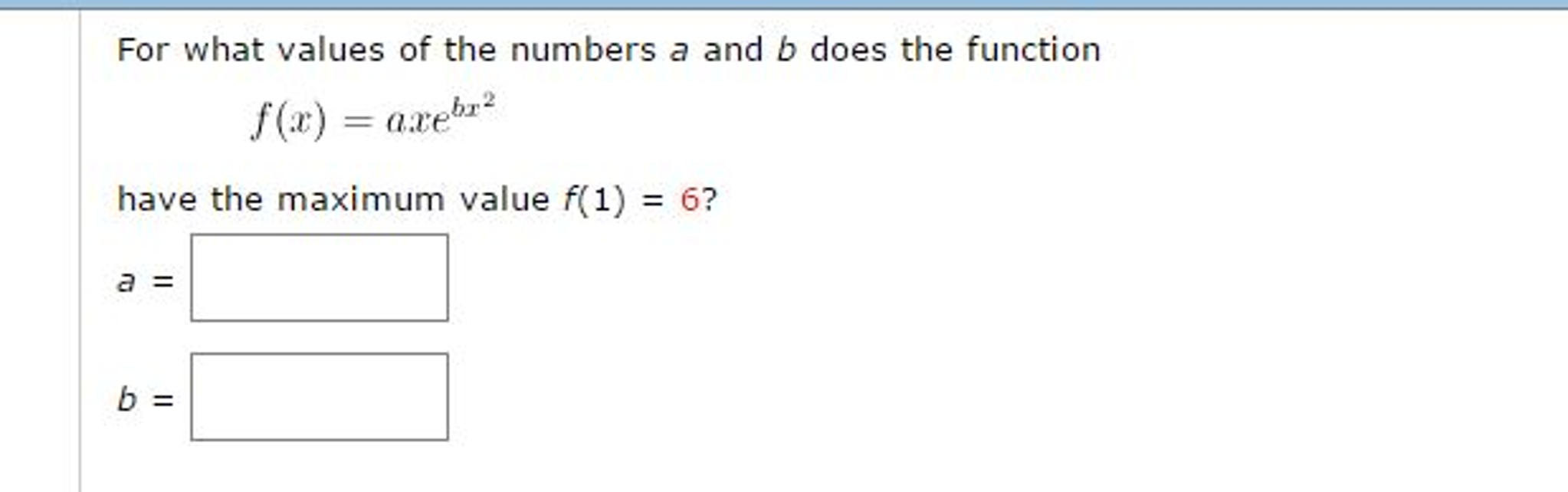 Solved For What Values Of The Numbers A And B Does The | Chegg.com